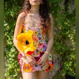 Alyssa Nicole Floral Mini Dress - Multicolor